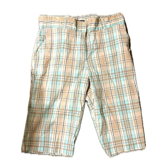 Briggs New York Pants - Briggs New York Plaid Capri Pants, Size 12